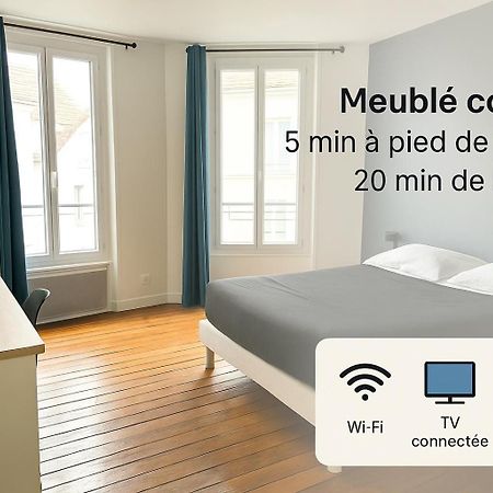 Appartement Maciet 4- Centre Ville Meaux-Gare-Disney Eksteriør bilde
